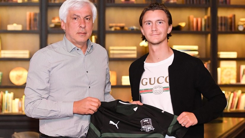 Новичок «Краснодара» Олссон рассказал о реакции своей девушки на переезд в Россию