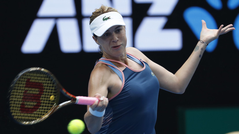 Павлюченкова обыграла Саснович в третьем круге Australian Open