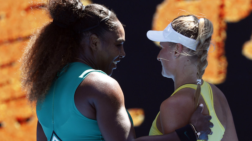 Серена Уильямс поддержала расплакавшуюся украинскую теннисистку после матча
