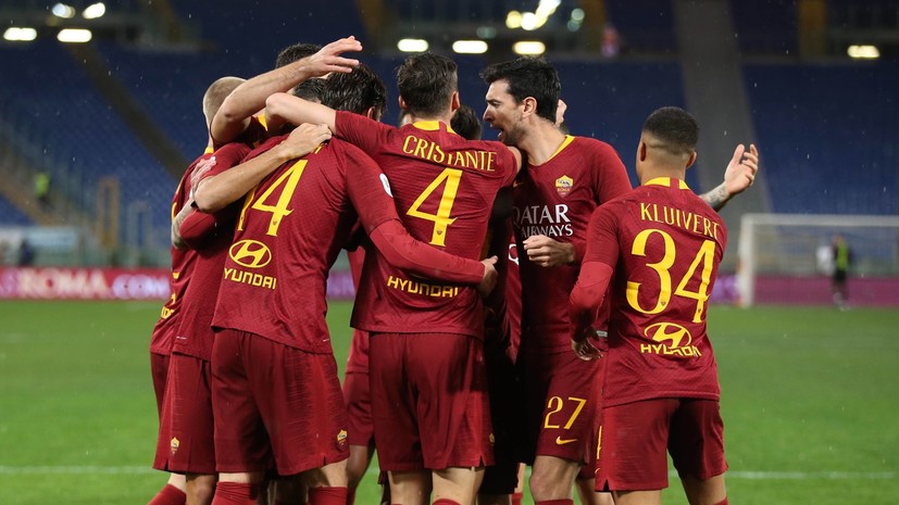 «Рома» одержала третью подряд победу в Серии А, обыграв «Торино»