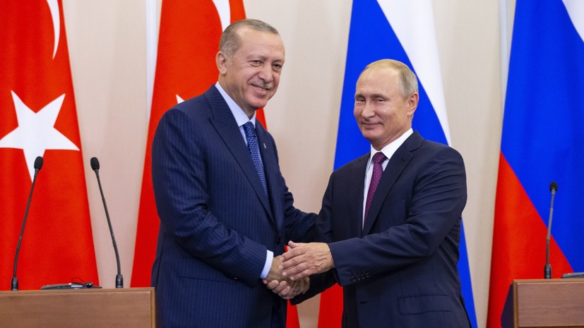 Эрдоган намерен обсудить с Путиным создание зоны безопасности в Сирии