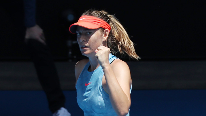 Ольховский прокомментировал выступление Шараповой на Australian Open