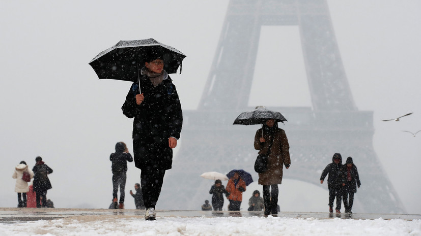 В Париже введён в действие план «Большой холод»
