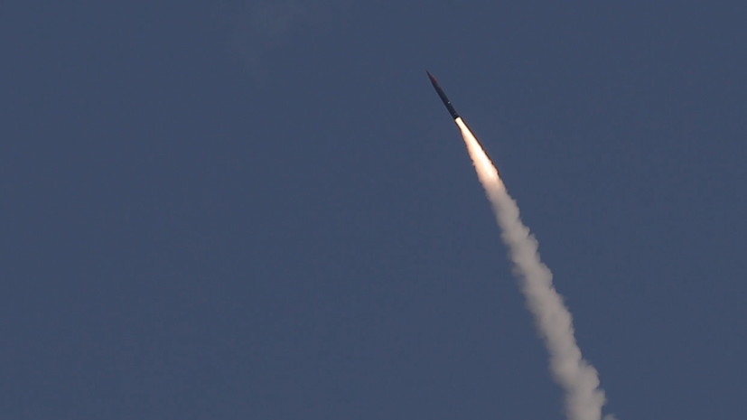 ВКС России зафиксировали пуск израильской ракеты над Средиземным морем