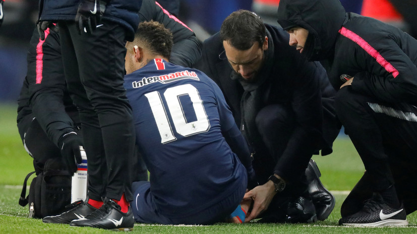 Неймар получил травму в матче Кубка Франции по футболу