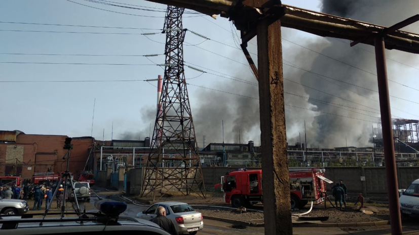 Причиной пожара на заводе «Электроцинк» во Владикавказе стал поджог