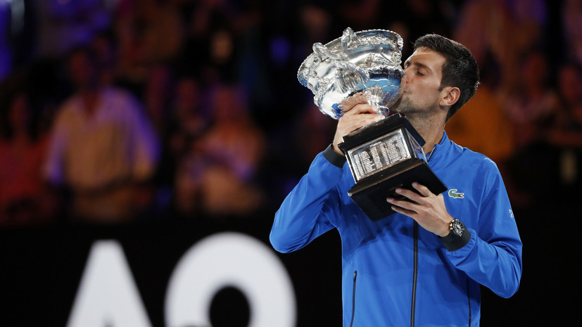 Джокович вышел на третье место в истории тенниса по числу побед на турнирах серии Большого шлема
