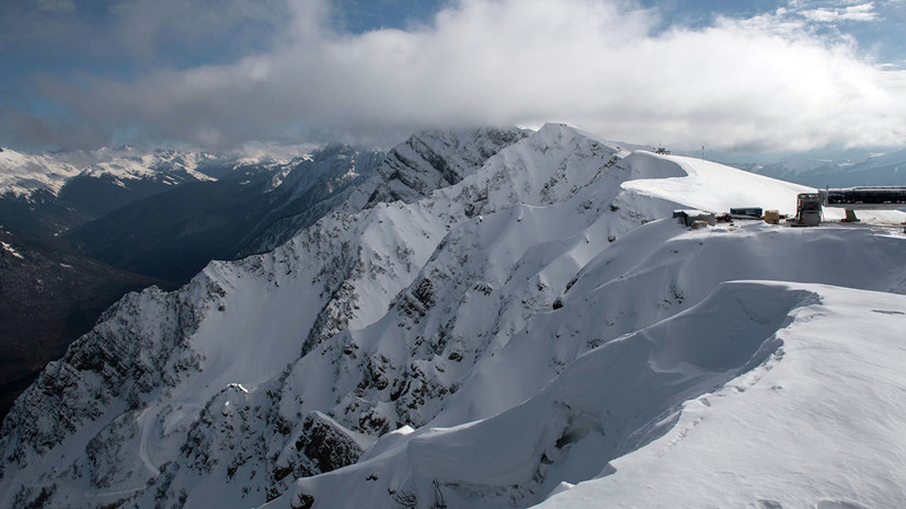 В горах Сочи до 30 января сохранится угроза схода лавин