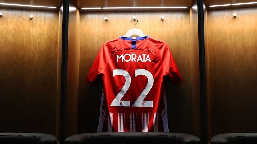 Нападающий «Челси» Мората перешёл в «Атлетико» на правах аренды