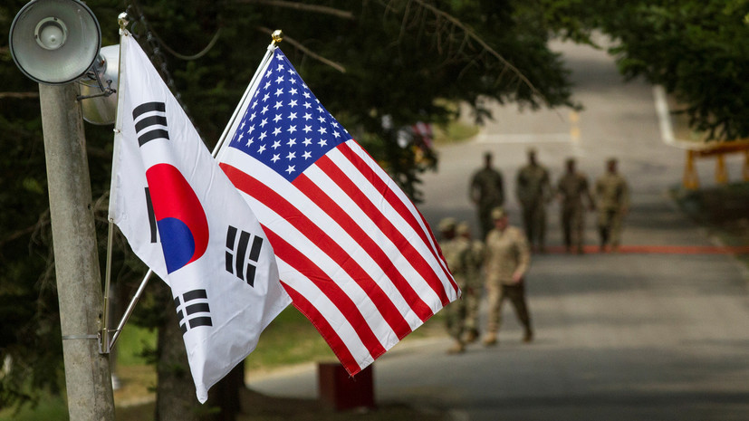 Bloomberg: Сеул и Вашингтон не могут договориться о содержании военных США на полуострове