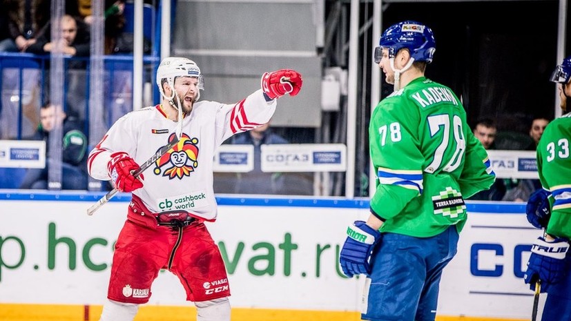 «Салават Юлаев» уступил «Йокериту» в матче КХЛ