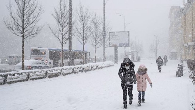 В Гидрометцентре предупредили о снегопаде и гололёде в Москве