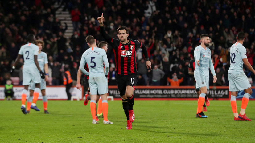 «Челси» разгромно проиграл «Борнмуту» в матче АПЛ