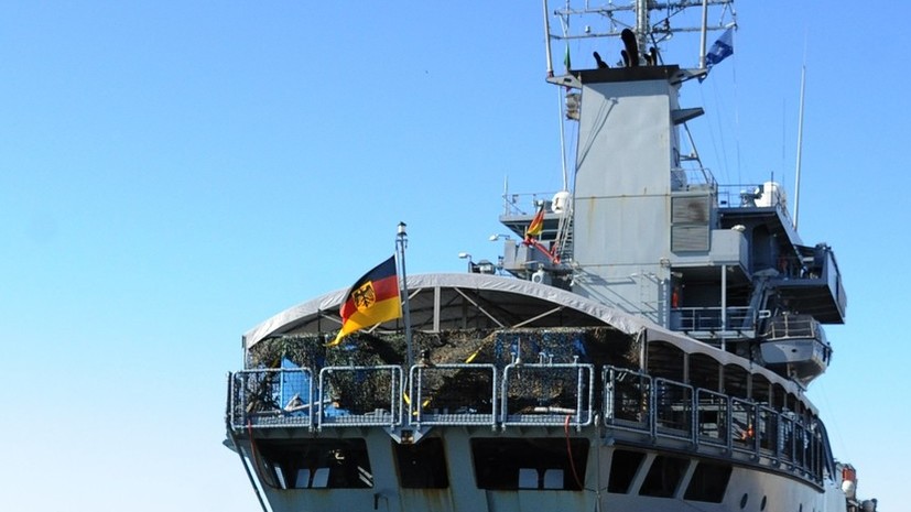 Военный корабль ФРГ в рамках миссии НАТО войдёт в Чёрное море