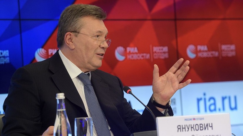 Янукович сообщил о возможной подготовке покушения на него и Медведчука