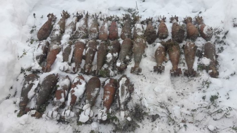 В Мурманской области нашли тайник со 134 снарядами времён Великой Отечественной войны
