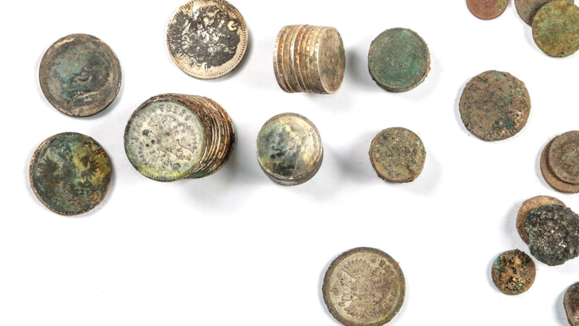 При раскопках в Москве нашли клад с монетами XIX—XX веков