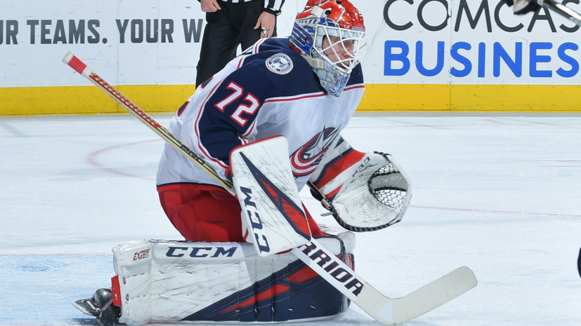 29 спасений Бобровского помогли «Коламбусу» одолеть «Аризону» в НХЛ