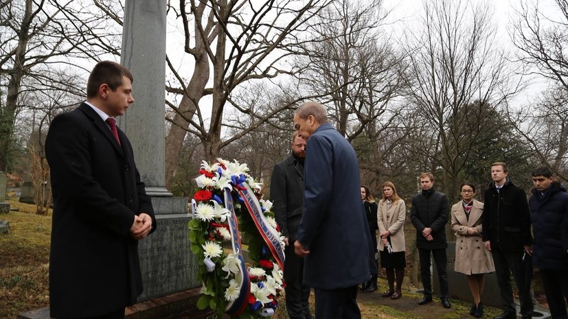 Антонов почтил память российского дипломата Бодиско в Вашингтоне