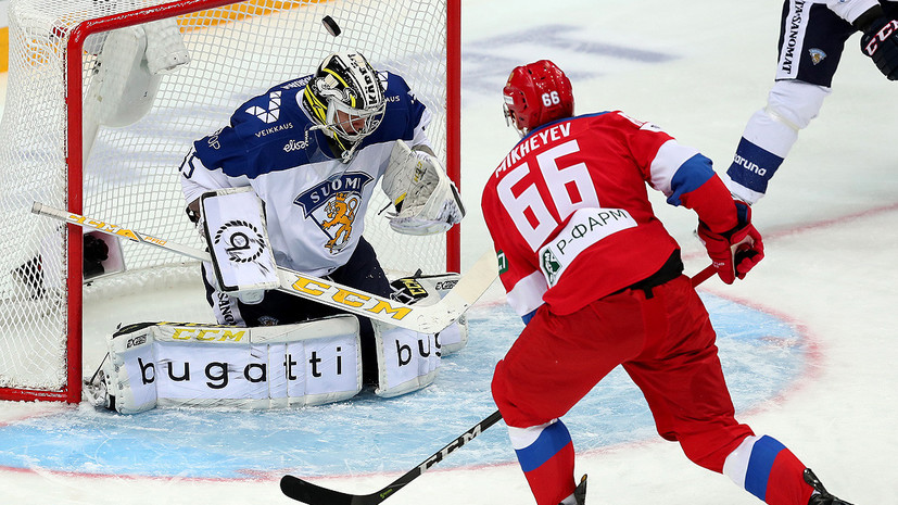 Жамнов оценил игру сборной России по хоккею в матче с Финляндией