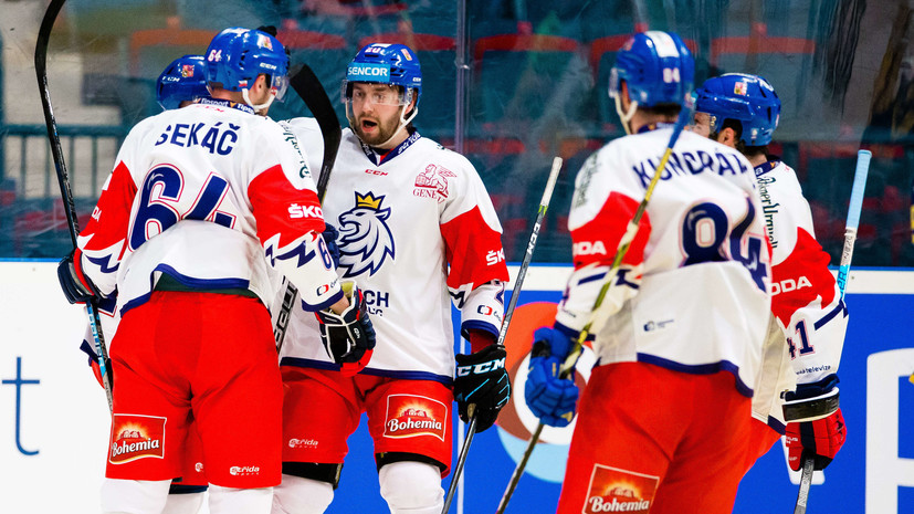 Сборная Чехии победила Финляндию на Шведских хоккейных играх