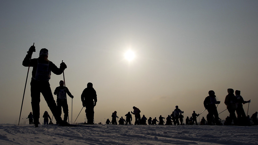 Более 15 тысяч человек вышли на старт гонки «Лыжня России» в Химках