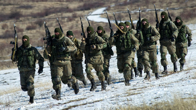 Сухопутные подразделения ЧФ совершили марш на полигон в Крыму