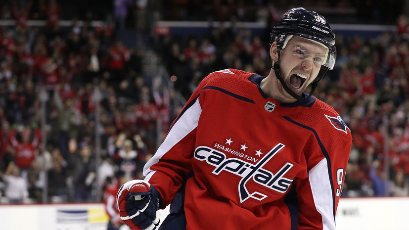 Кузнецов признан первой звездой дня в НХЛ