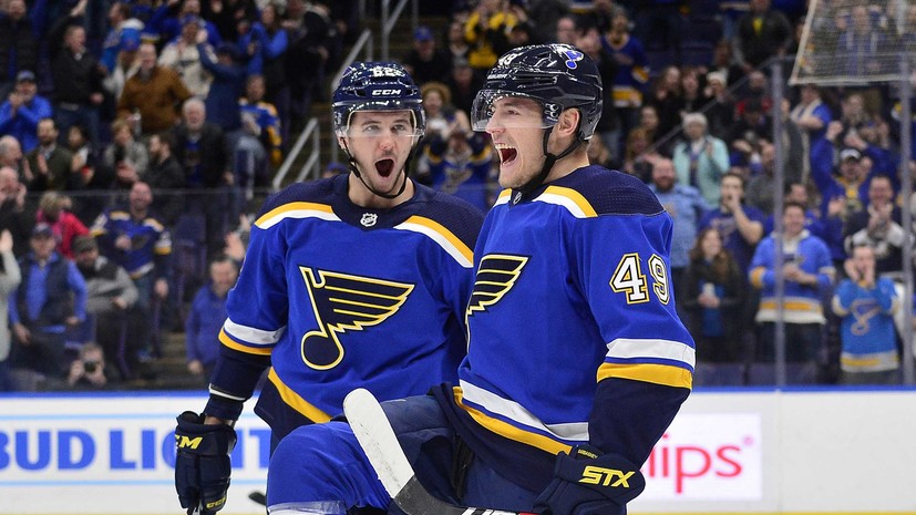 Три очка Барбашева помогли «Сент-Луису» победить «Нью-Джерси» в матче НХЛ