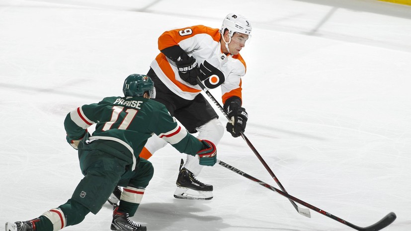 Шайба Проворова помогла «Филадельфии» обыграть «Миннесоту» в матче НХЛ