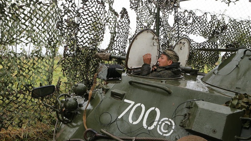 Мотострелковые подразделения ЧФ завершили тактические учения в Крыму