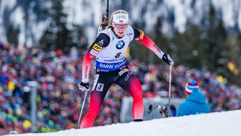 Норвежка Рёйселанд выиграла спринт на этапе Кубка мира по биатлону в Солт-Лейк-Сити