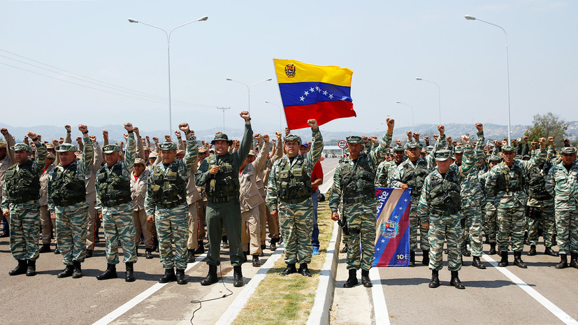 «Не допустить провокации»: Мадуро приказал разработать план по развёртыванию армии на границе Венесуэлы с Колумбией