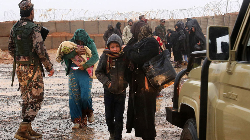 Сирия откроет два коридора для вывода беженцев из лагеря «Эр-Рукбан»