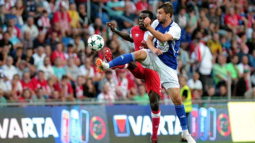 Российский футболист Комличенко забил 20-й мяч в чемпионате Чехии