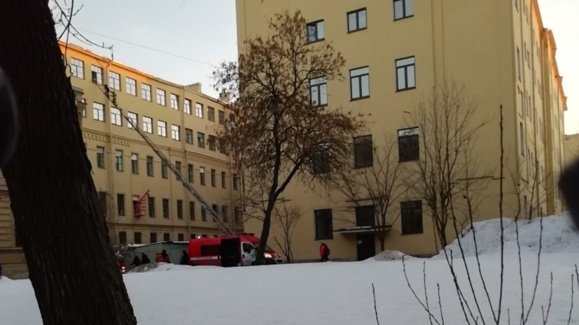 Очевидец рассказал подробности обрушения в здании вуза в Петербурге