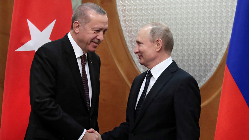 Ушаков: Путин и Эрдоган проведут встречу в Москве в апреле