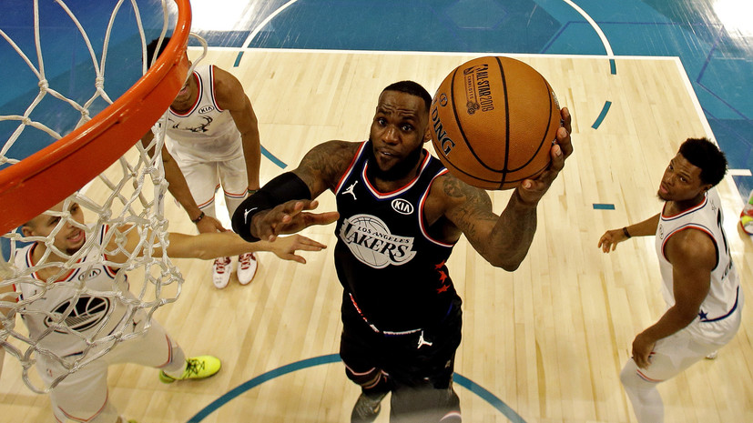 Команда Джеймса обыграла команду Адетокунбо в Матче всех звёзд НБА