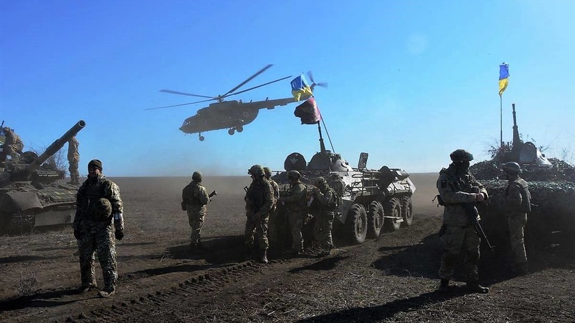 Украина провела учения с боевой стрельбой в Азовском море