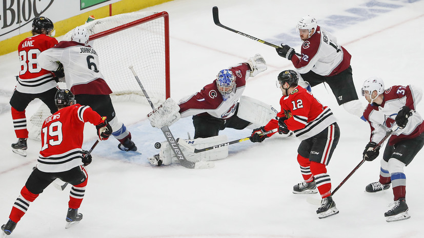 «Колорадо» обыграл «Чикаго» в матче регулярного чемпионата НХЛ