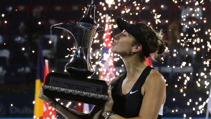Бенчич завоевала первый титул с 2015 года, победив Квитову в финале турнира WTA в Дубае