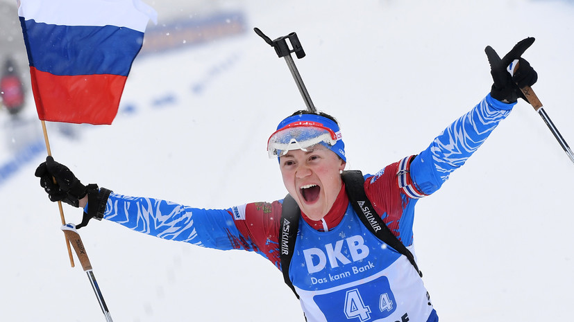 Биатлонистка Юрлова-Перхт стала чемпионкой Европы в пасьюте