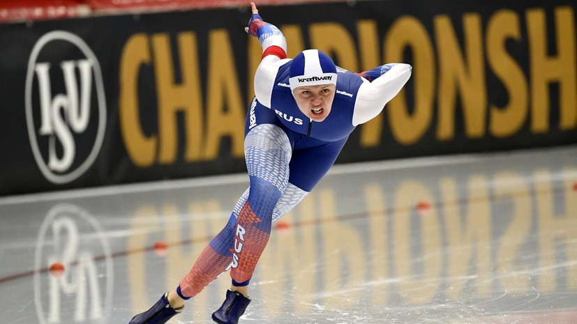 Конькобежка Качанова заняла седьмое место на ЧМ в спринтерском многоборье