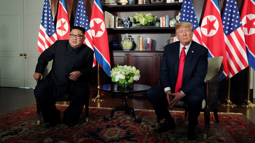 Трамп ожидает «грандиозного» саммита с Ким Чен Ыном