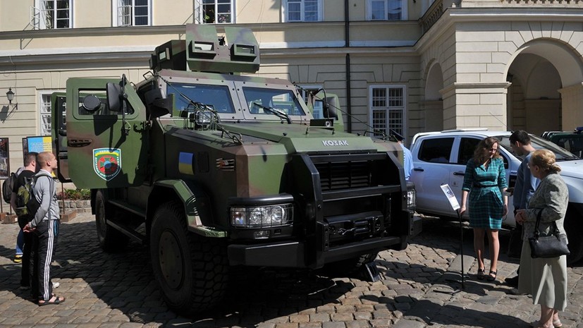 На Украине испытали бронеавтомобиль «Казак-2»