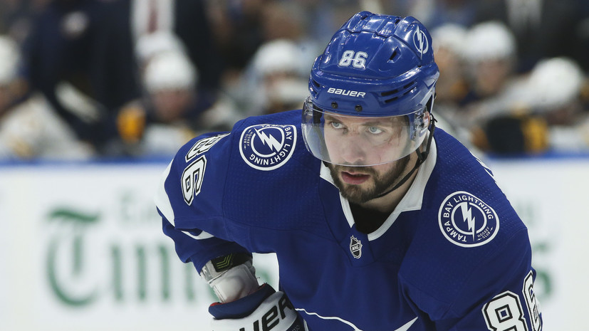 Кучеров признан третьей звездой игрового дня в НХЛ