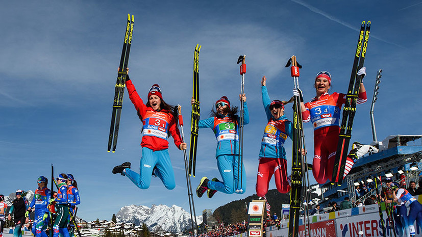 Впервые с 2013-го: российские лыжницы завоевали бронзу в эстафете на ЧМ в Зефельде