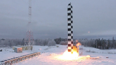 Бросковые испытания межконтинентальной баллистической ракеты «Сармат»