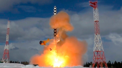 Испытания тяжёлой межконтинентальной баллистической ракеты «Сармат»