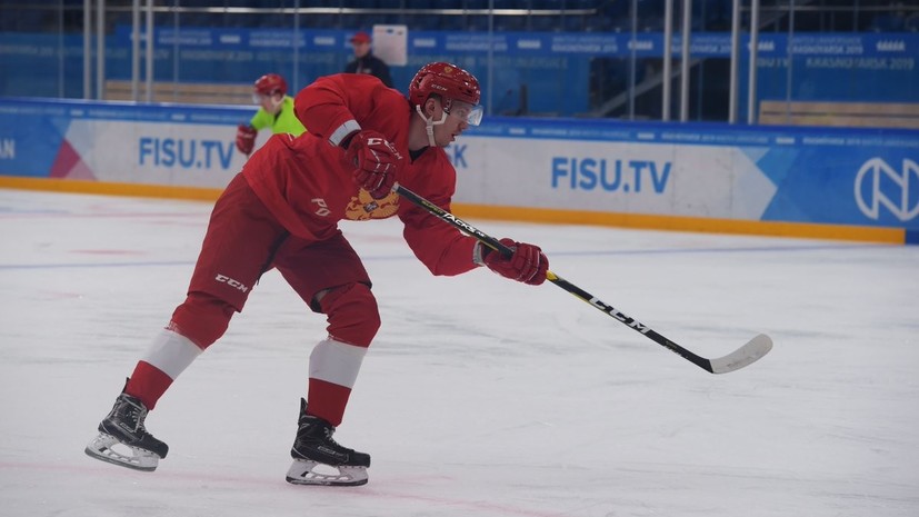 Российские хоккеисты обыграли команду Словакии на Универсиаде-2019